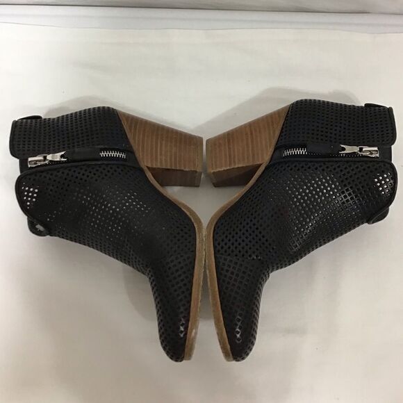 rag & bone Margot Western Boots Perforated Leather Black Size 36 1/2 - Picture 5 of 14